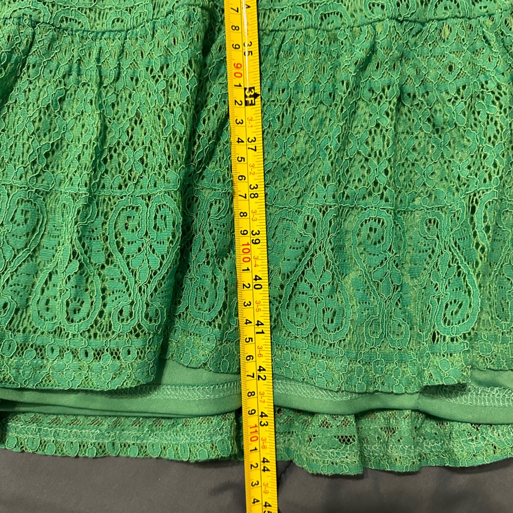 Lulu's Teal Green Lace midi Dress - Picture 3 of 5